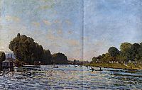 The Seine at Bougival, 1872, sisley