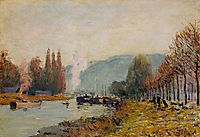 The Seine at Bougival, 1873, sisley