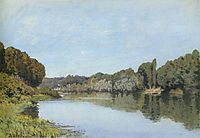The Seine at Bougival, 1873, sisley