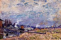 The Seine at Grenelle, 1878, sisley