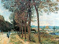The Seine at Marly, 1876, sisley