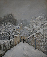 Snow at Louveciennes, 1878, sisley
