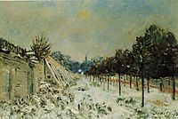 Snow at Marly le Roi, 1875, sisley