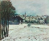 Snow at Marly Le Roi, 1876, sisley