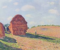 Stack of wheat, 1895, sisley