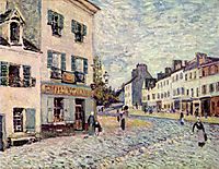 Street in Marly, 1876, sisley