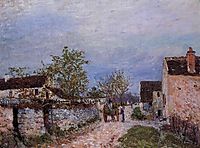 Street in Veneux, 1883, sisley