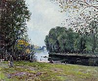 A Turn of the River Loing, Summer, 1896, sisley
