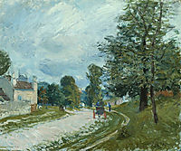 A Turn in the Road, 1885, sisley