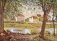 Village on the banks of the Seine, 1872, sisley