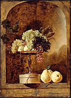 Grapes, Peaches and Quinces in a Niche, snyders