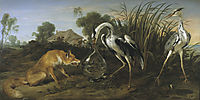 Sable of the Fox and the Heron, 1657, snyders