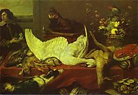 Still Life of Game and Shellfish, snyders