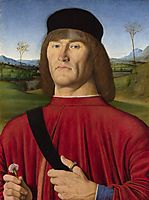 Man with a Pink Carnation, c.1495, solario