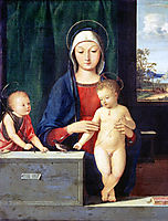 Virgin and Child, solario