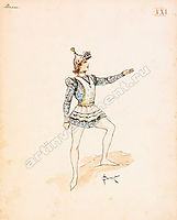 Design of male medieval costume, solomko