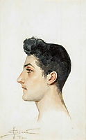 Portrait of italian young man , solomko