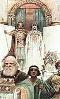 Wedding ceremony. Middle Ages., solomko