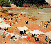 Beach at Zarauz, sorolla
