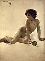 Boy with a ball, 1887, sorolla