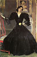 Clotilde in a Black Dress, sorolla