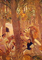 The Elche palm grove, 1918, sorolla