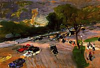 Entrance to central park, sorolla