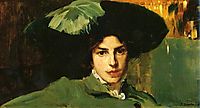 Maria with hat, 1910, sorolla