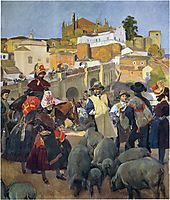 The Market, 1917, sorolla