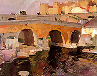 The Old Bridge of Avila, 1910, sorolla