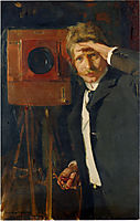 Portrait of photographer, Christian Franzen, 1901, sorolla