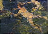Swimmers, Javea, 1905, sorolla