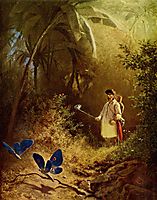 The Butterfly Hunter, 1840, spitzweg