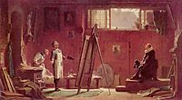 The portrait painter, 1855, spitzweg