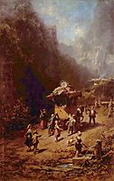 The stagecoach, 1880, spitzweg