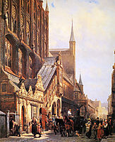 Cityhall in Lbeck, springer