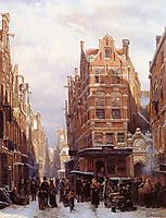 The Jewish quarter in Amsterdam, springer
