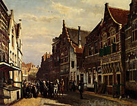 Oudewater Street At Summer, 1878, springer
