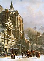 St. Michael Church in Zwolle, 1862, springer