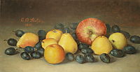 Still Life With Fruit, 1916, stahi