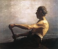 The Boatman, 1884, steele