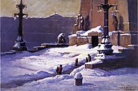 Monument in the Snow, 1918, steele