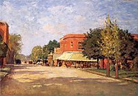 Street Scene, 1896, steele