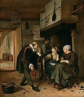 An old to Young Girl, c.1665, steen