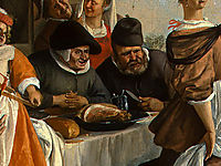 Dancing couple(detail), 1663, steen