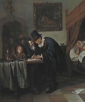 Doctor-s visit, c.1665, steen