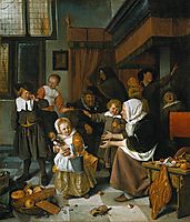 Feast of St. Nicholas, 1665, steen