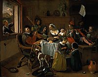 Merry family, 1668, steen