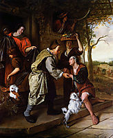 Return of the prodigal son, 1670, steen