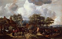 Village Festival with the Ship of Saint Rijn Uijt, c.1653, steen